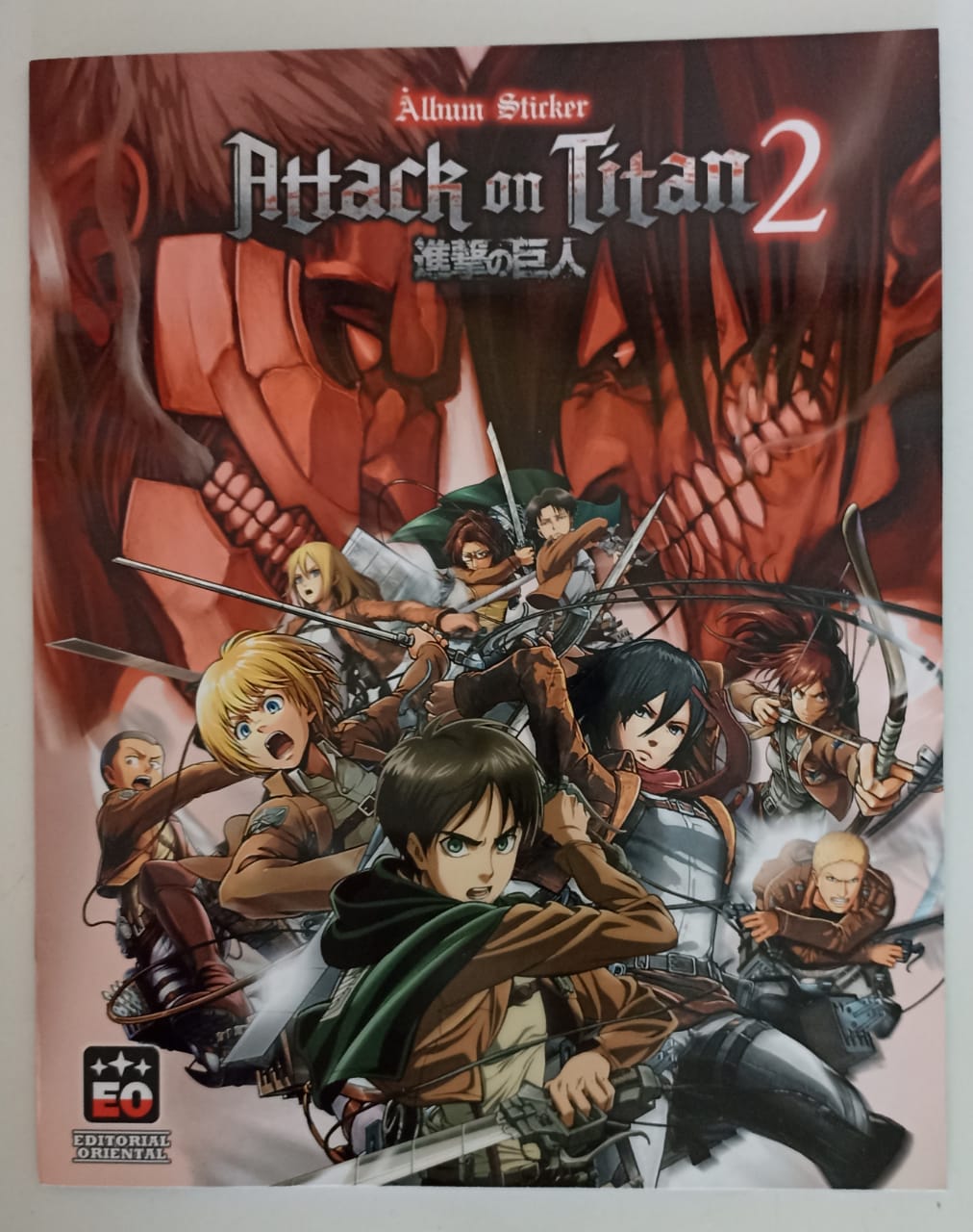 Álbum attack on titan Vol 2