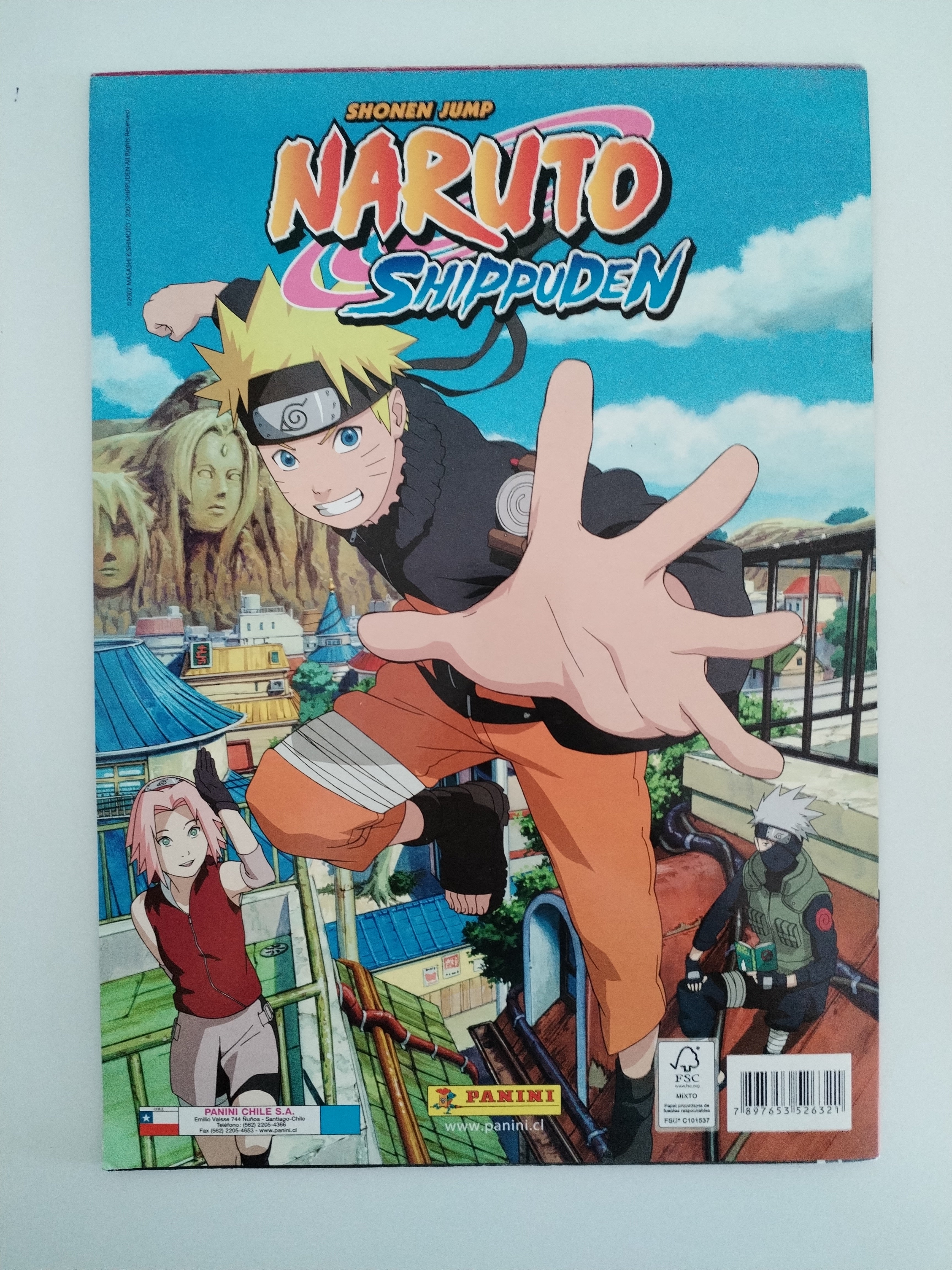 Álbum Naruto Shippuden - Panini 2016