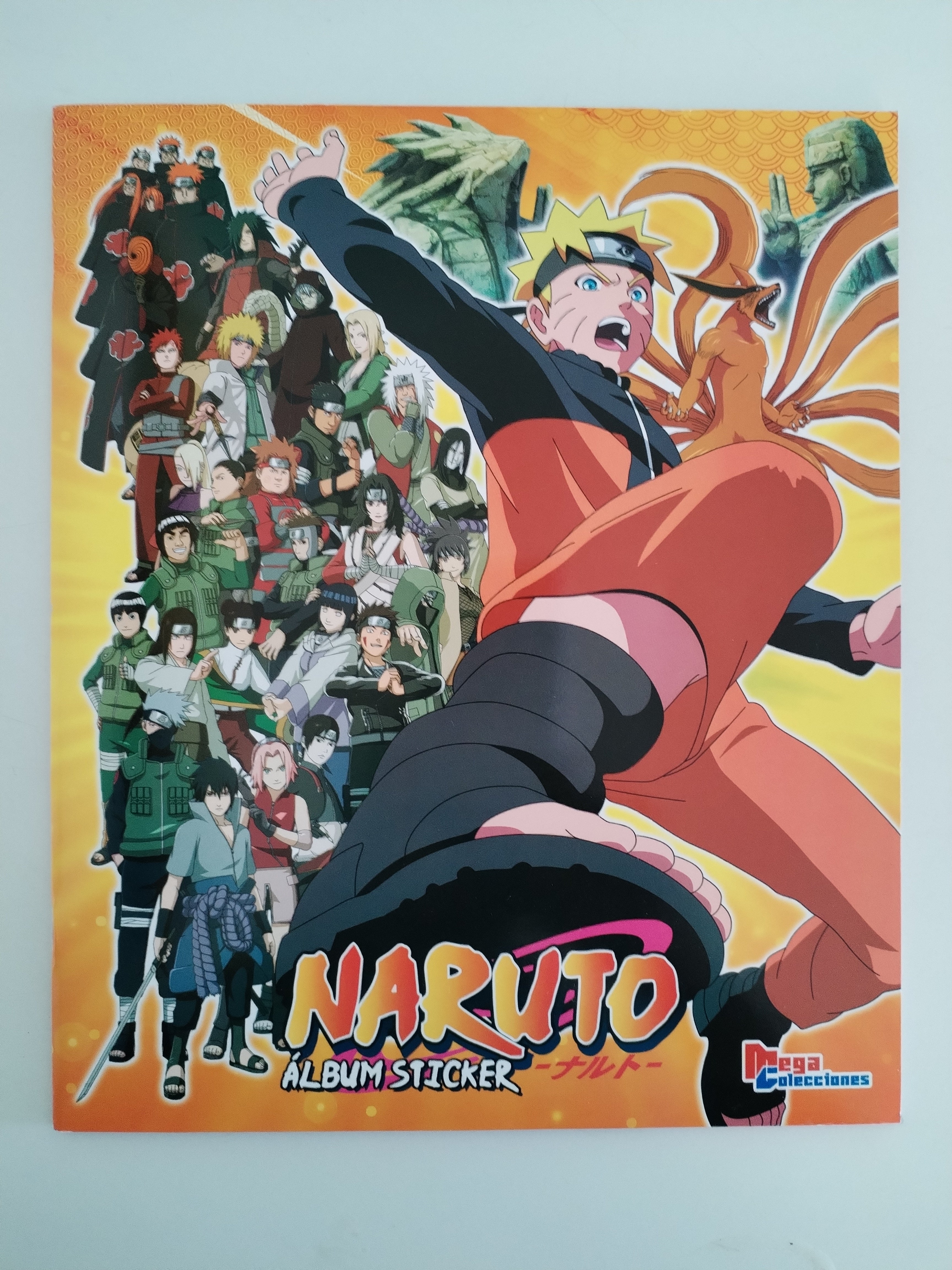 Álbum Naruto Enciclopedia.