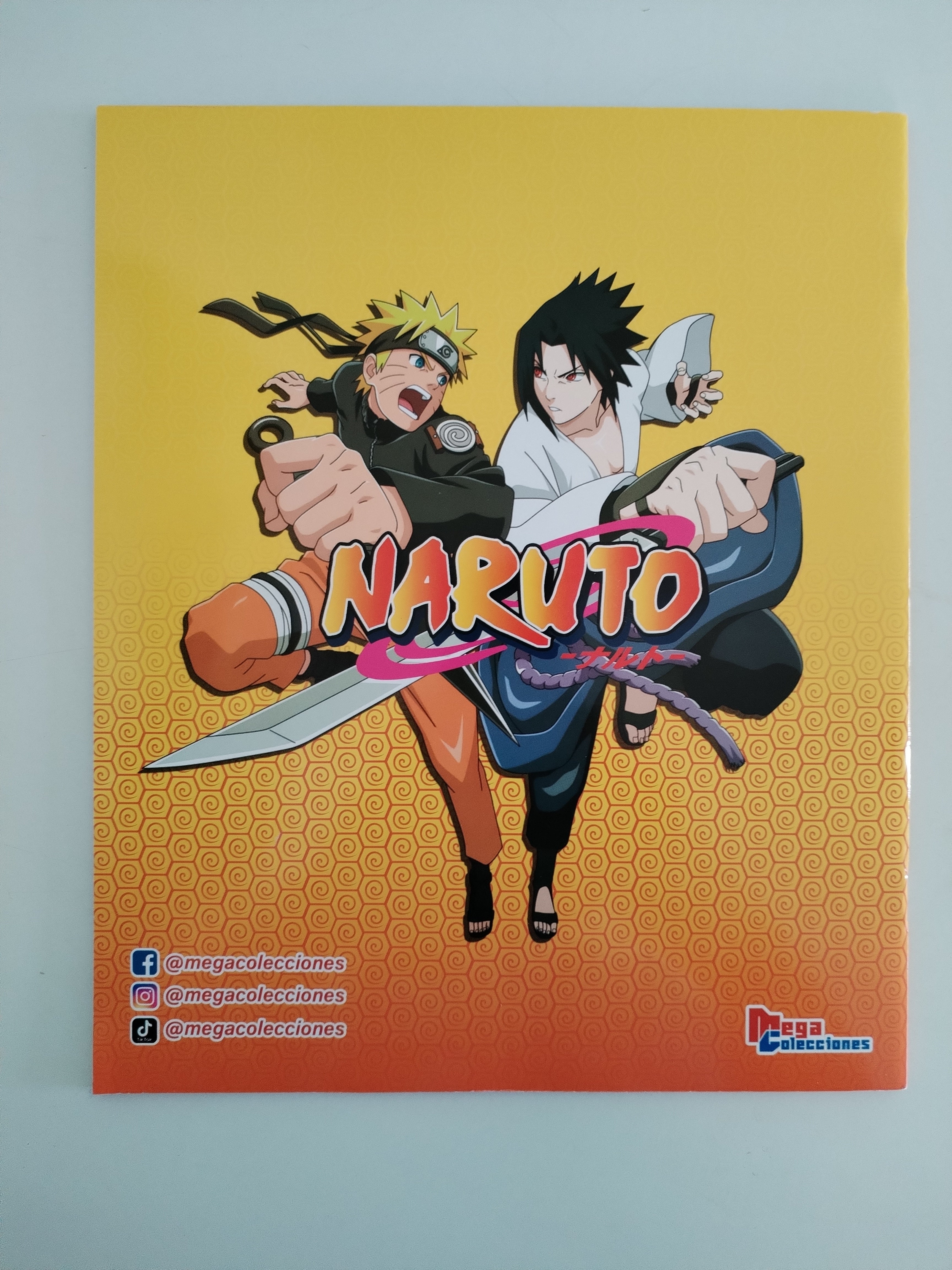 Álbum Naruto Enciclopedia.