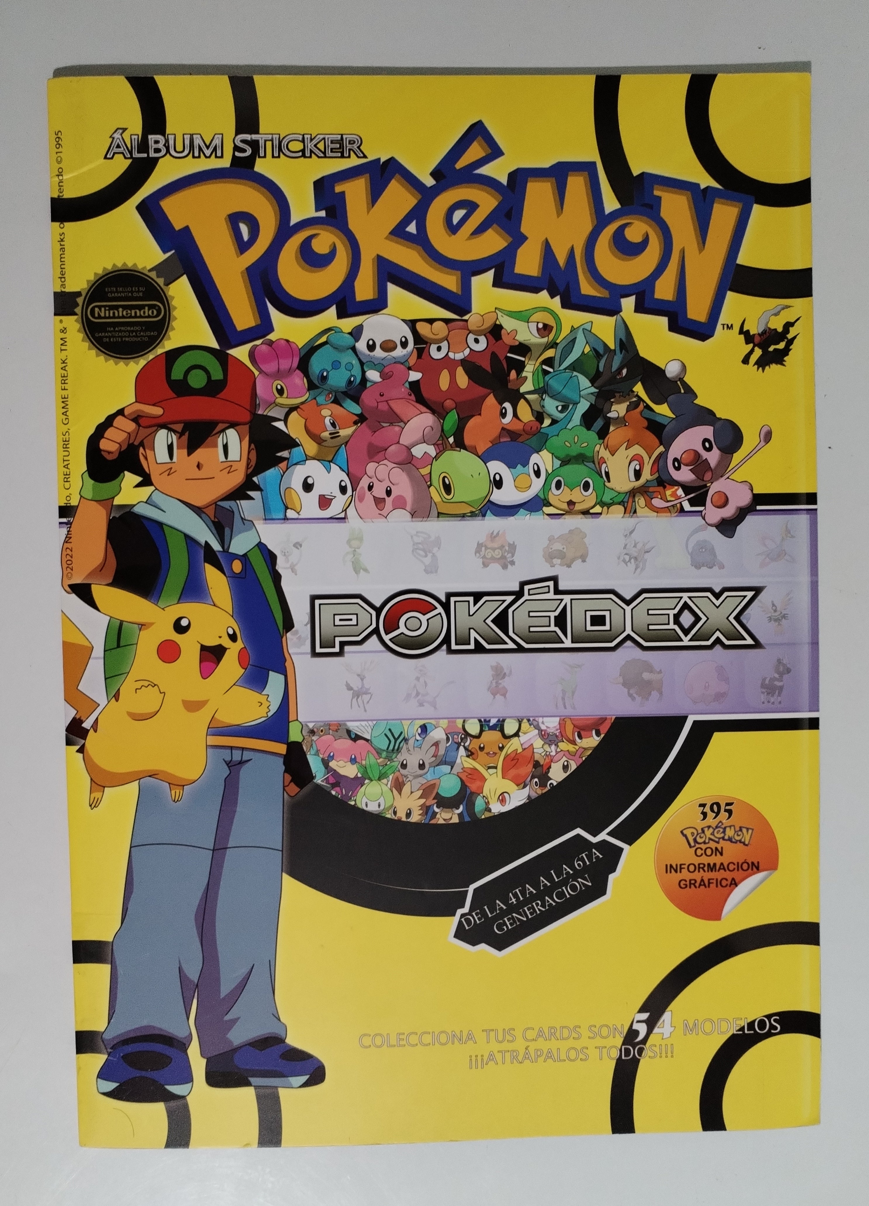 Álbum pokémon pokedex Vol 2.