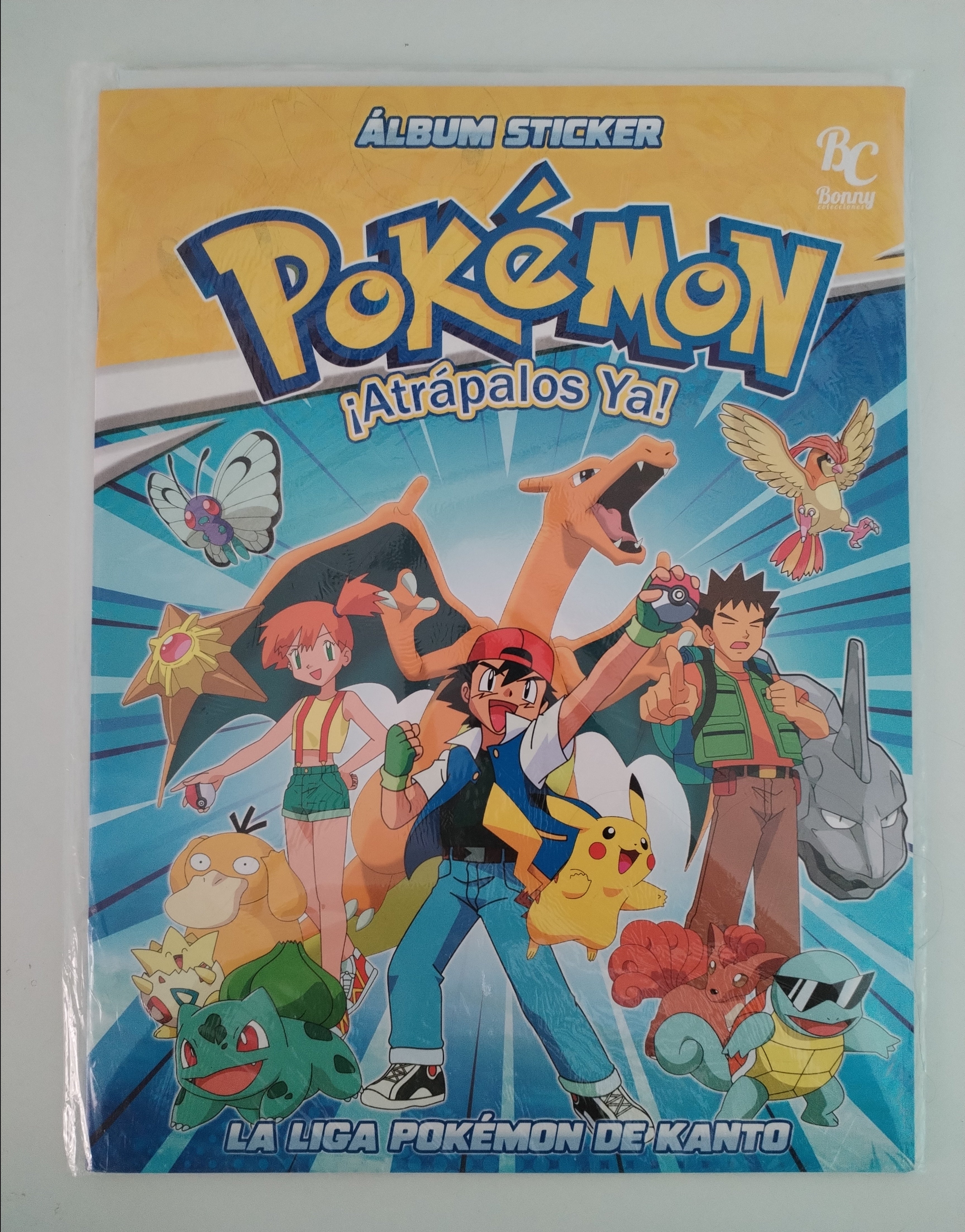 Álbum pokémon la liga de kanto