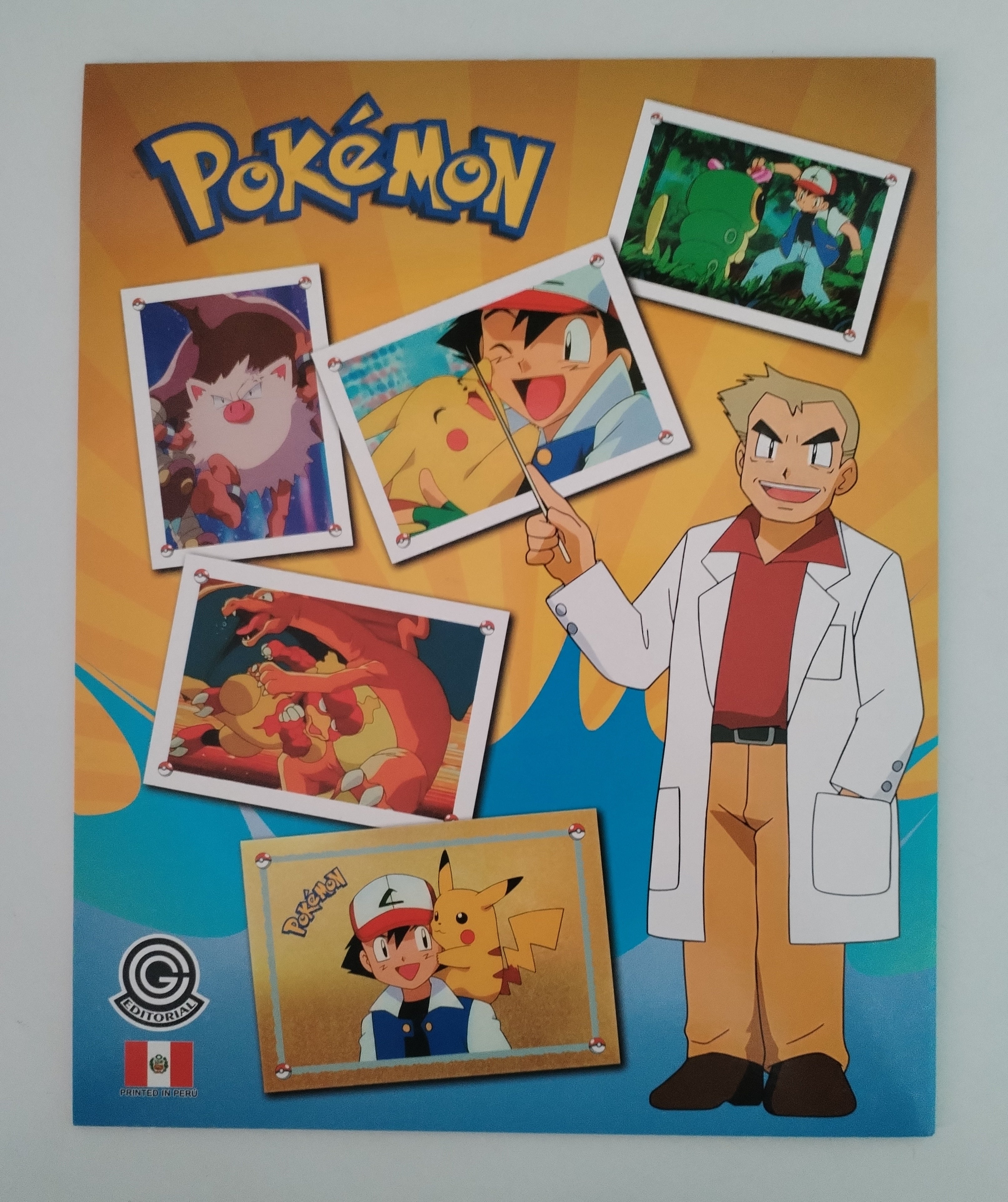 Álbum Pokémon La Liga Naranja