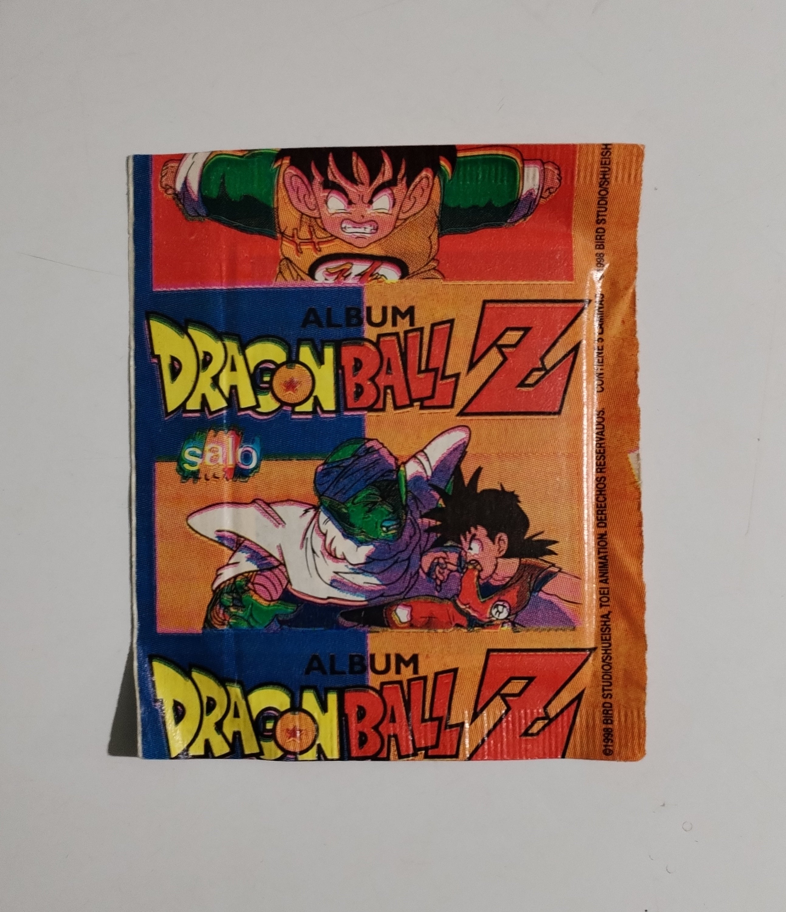 Sobre sellado álbum DBZ 1 - Época Salo.