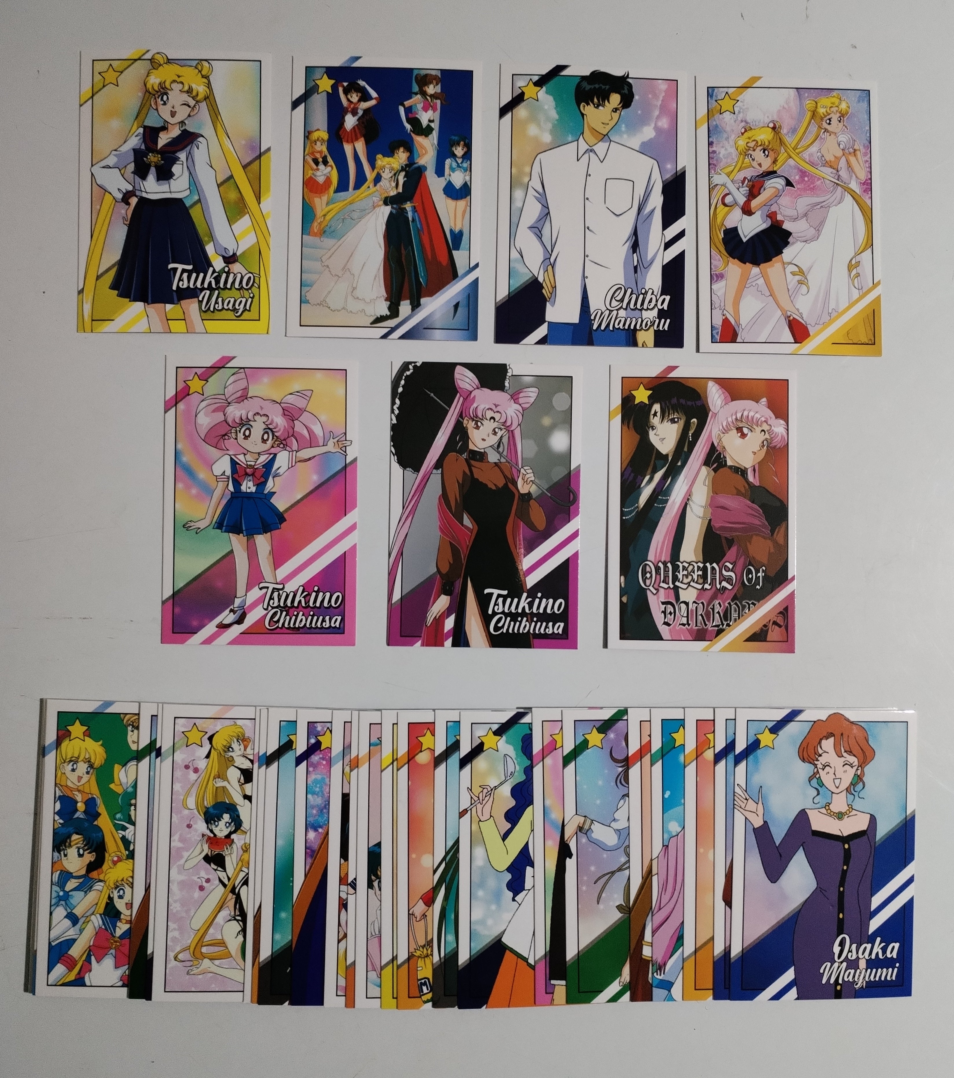 Carpeta Trading cards + colección de tazos Sailor Moon