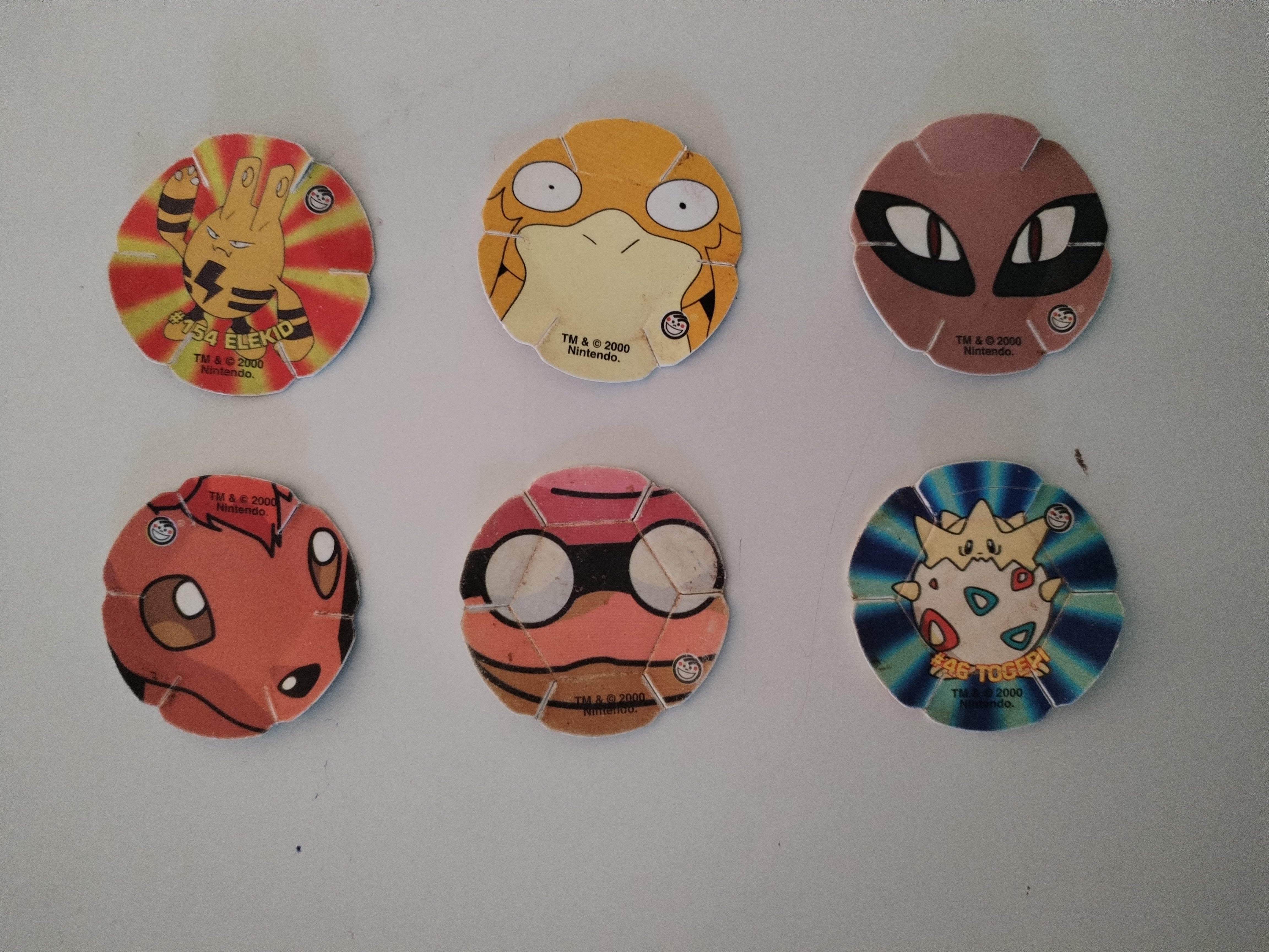 Tazos pokémon serie 2000