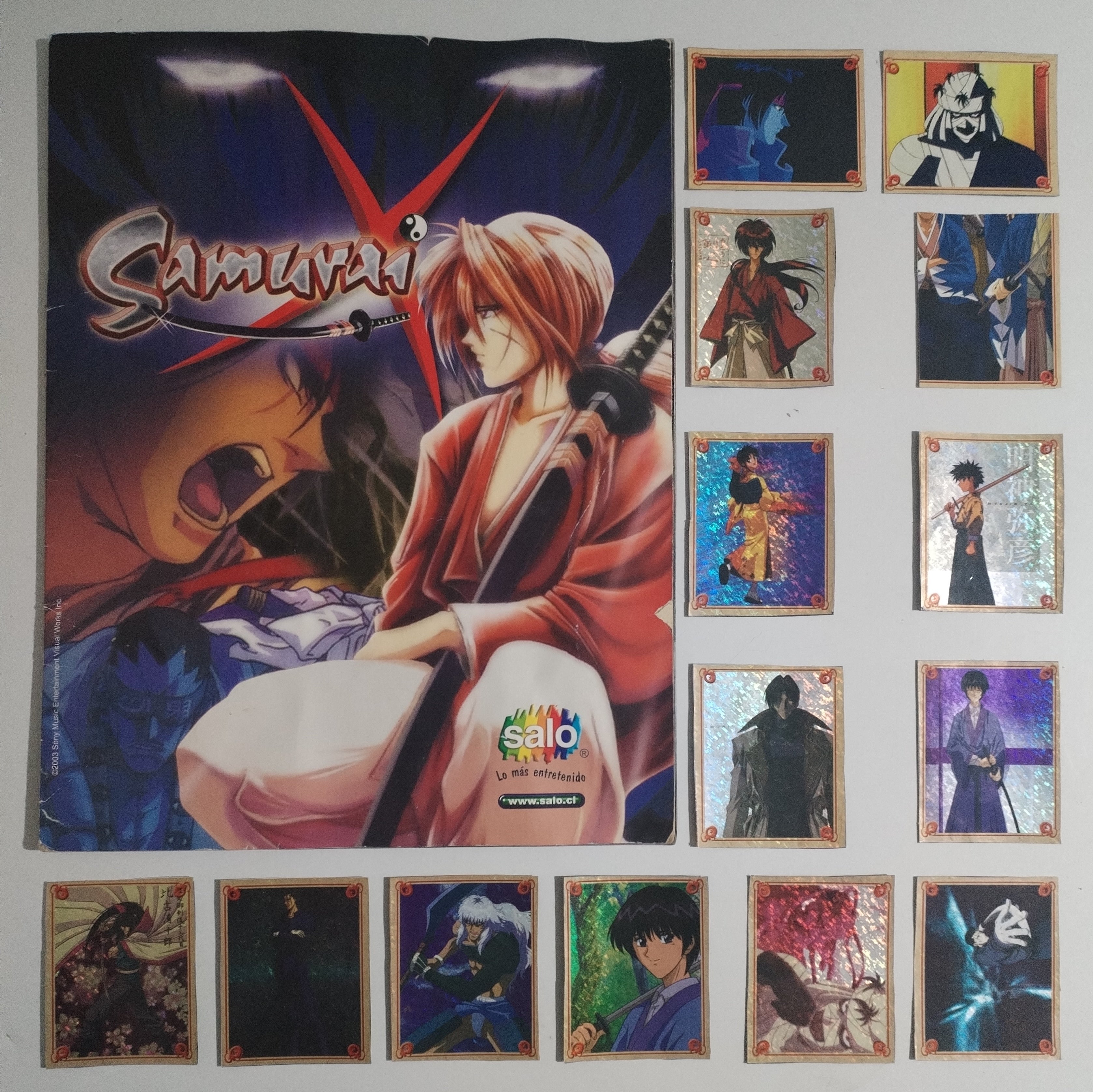 Álbum Samurai X + Láminas para completar