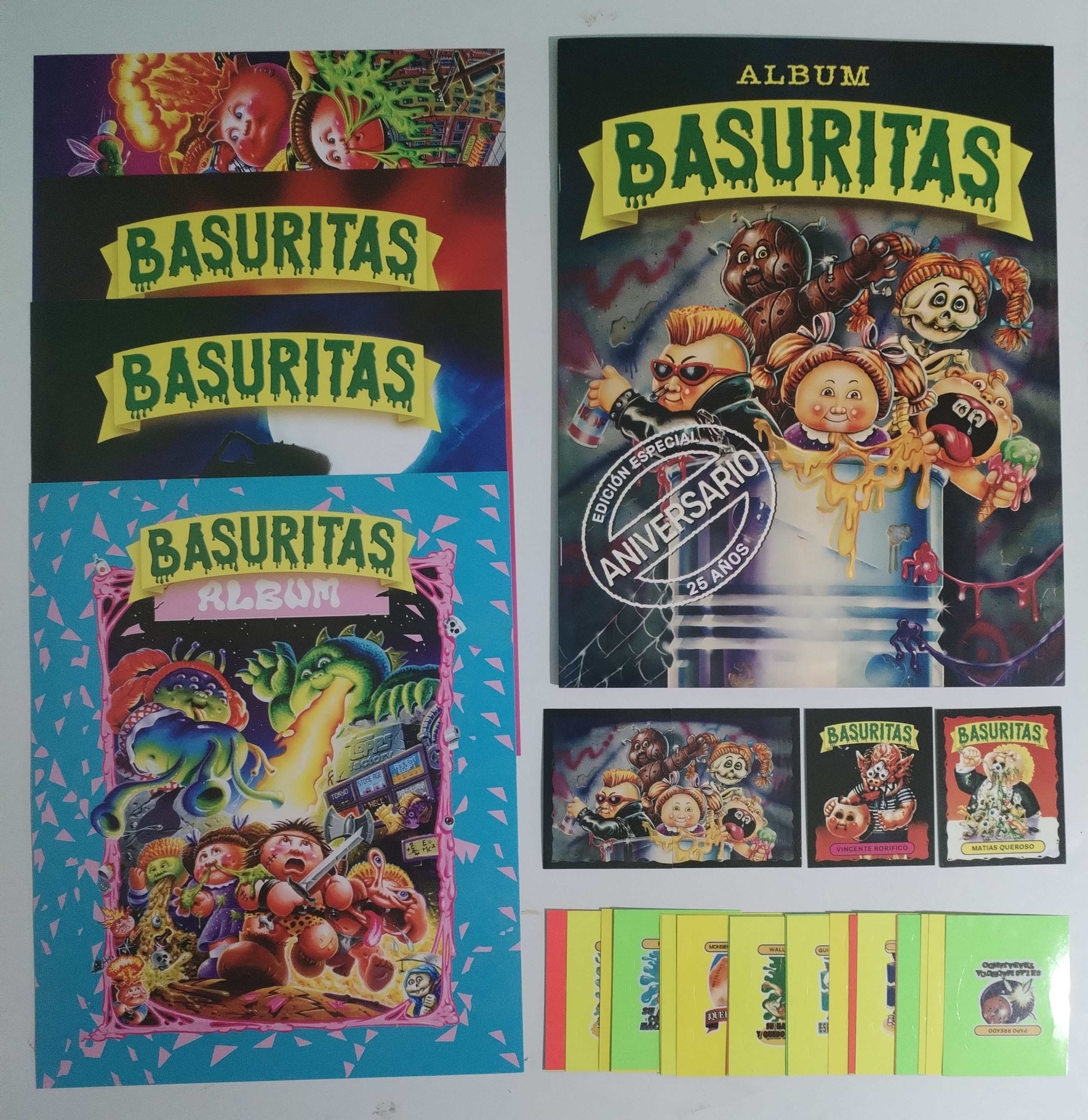 Álbum basuritas remasterizado - Completo a pegar