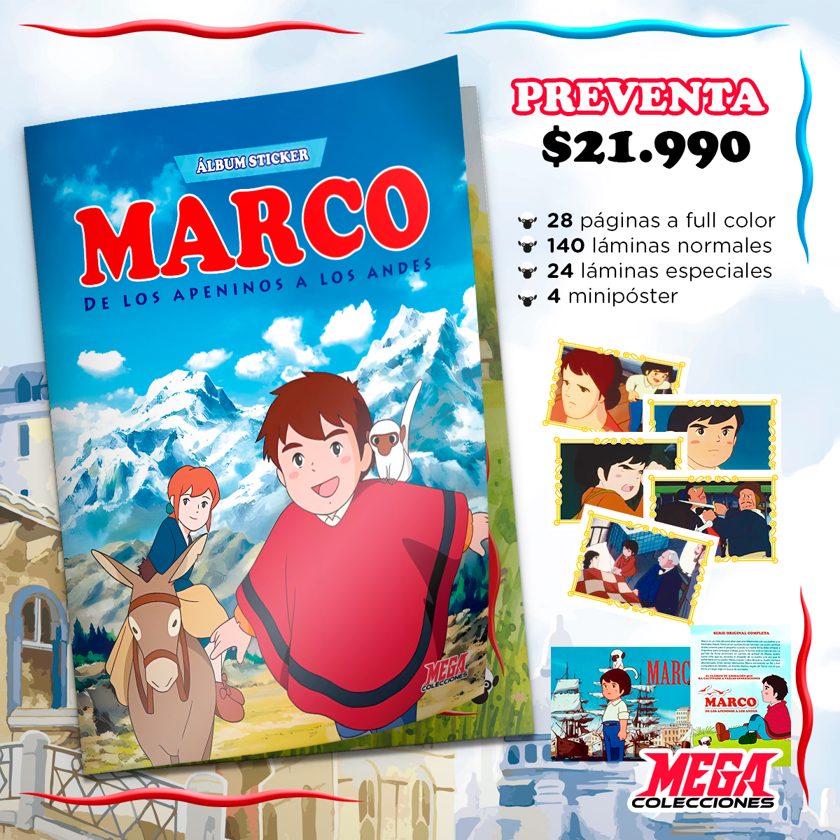 "ATENCIÓN NUEVA PREVENTA ÁLBUM MARCO"