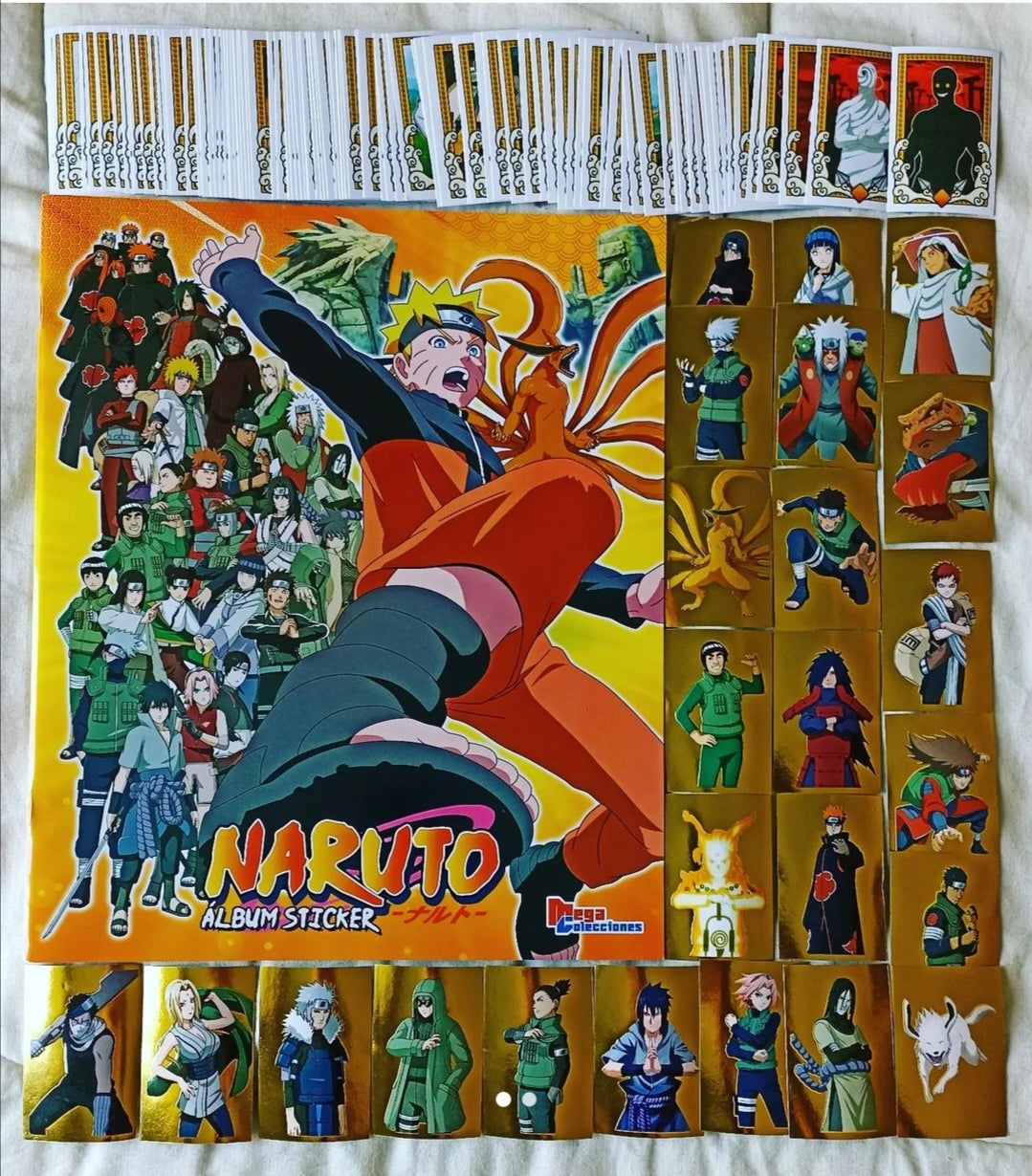 Álbum Naruto Enciclopedia.