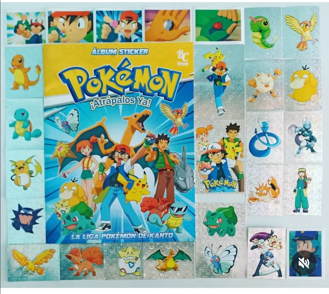 Álbum pokémon la liga de kanto