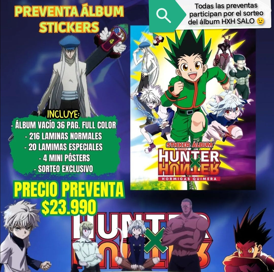 "ATENCIÓN NUEVA PREVENTA ÁLBUM HXH - SAGA HORMIGAS QUIMIERA"