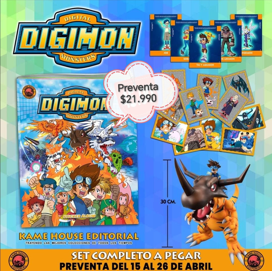 "ATENCIÓN NUEVA PREVENTA ÁLBUM DIGIMON"